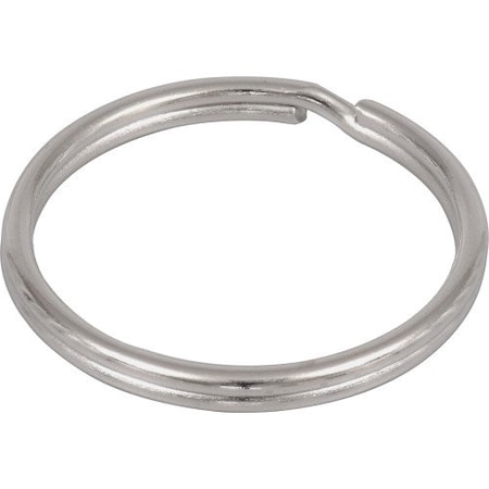 Hillman HILLMAN 1-1/2 in. D Tempered Steel Multicolored Split Rings/Cable Rings Key Ring, PK50 703522